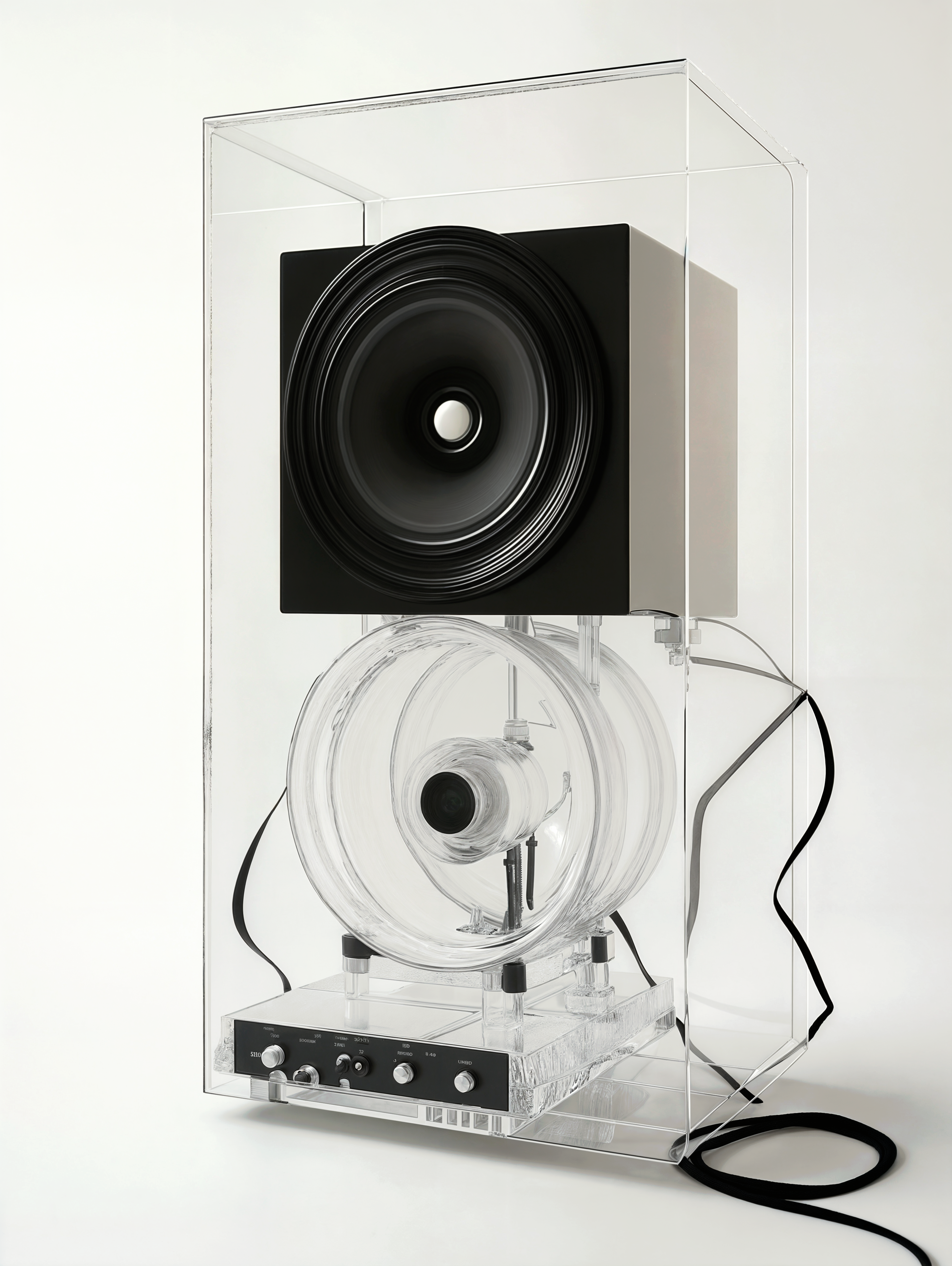 jcb093355_The_image_depicts_a_minimalist_modern_speaker_with_a__f6cd6445-621e-4c31-8484-7d06a7be4e91-enhanced