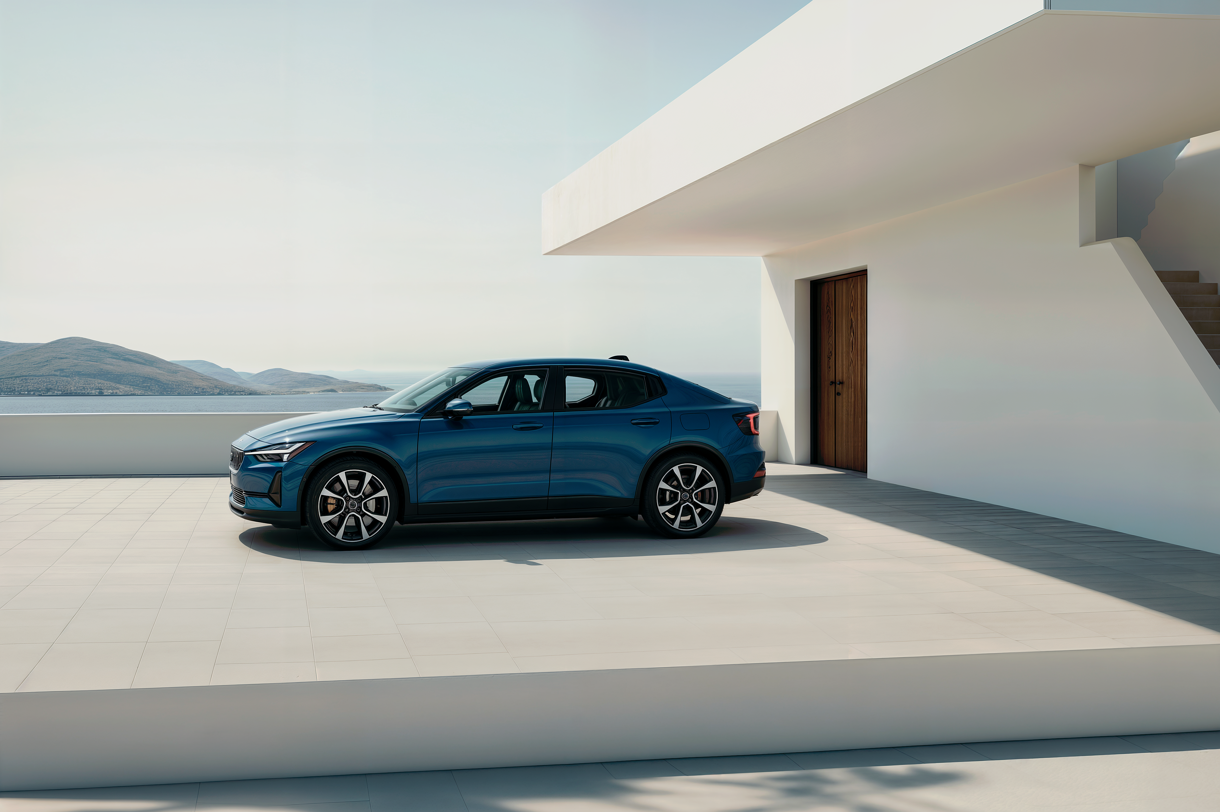 Polestar 2_Blue Side