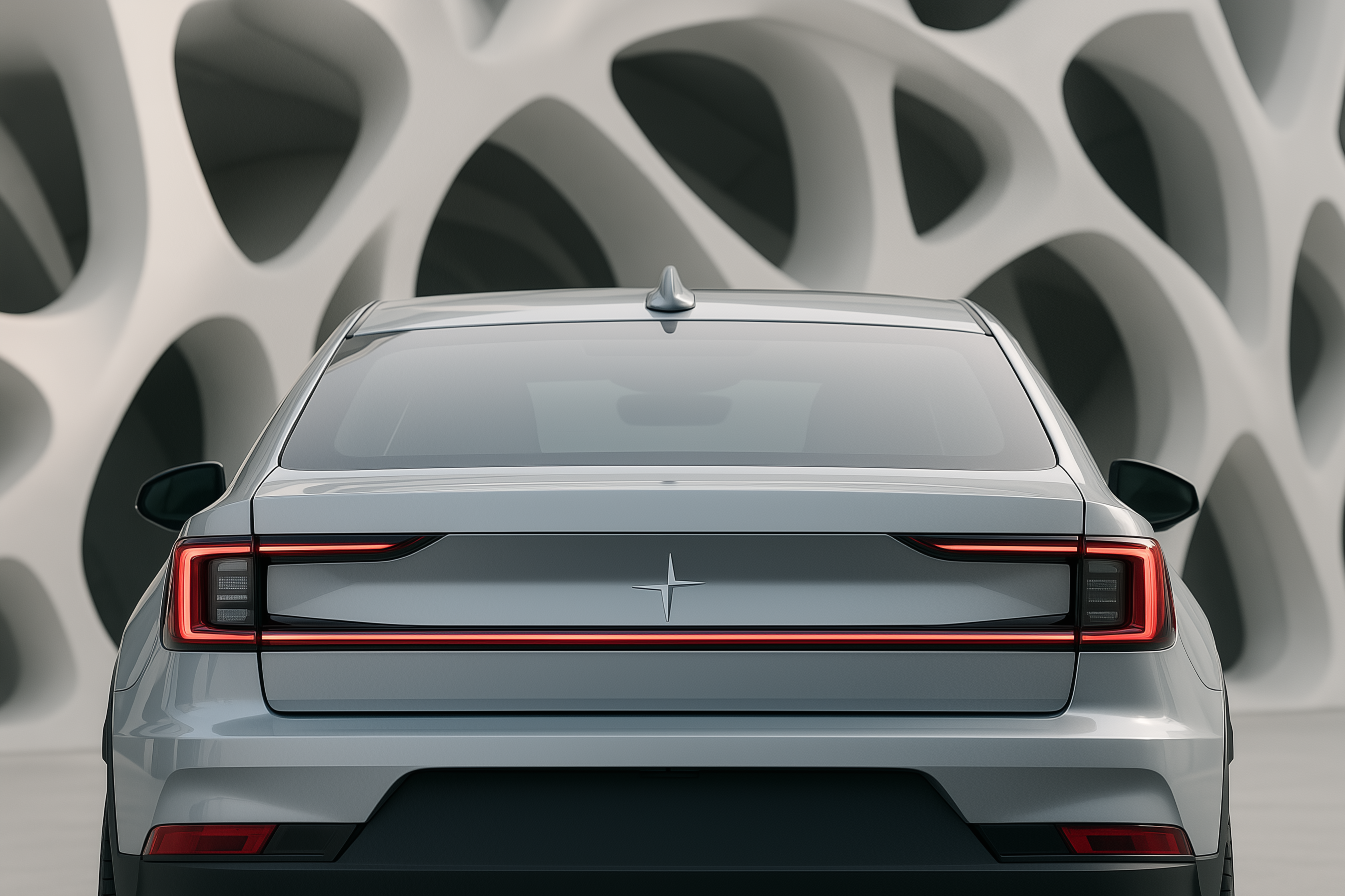 Polestar 2_Silver Rear 2